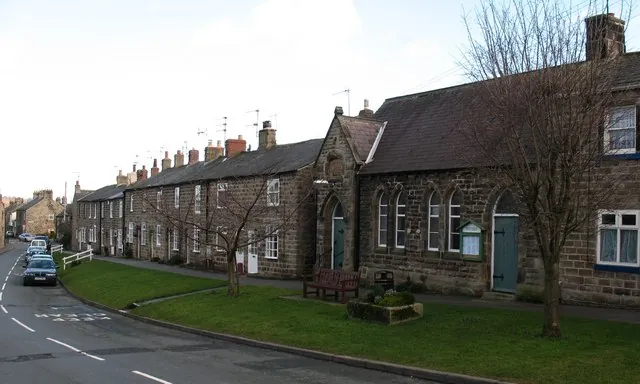 Nineteenth-century cottages on High Street, Hampsthwaite